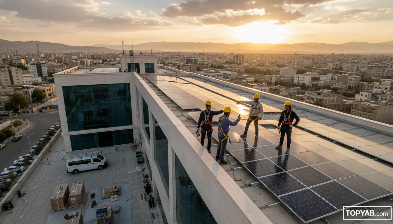 بهترین نصاب پنل خورشیدی در شهریار