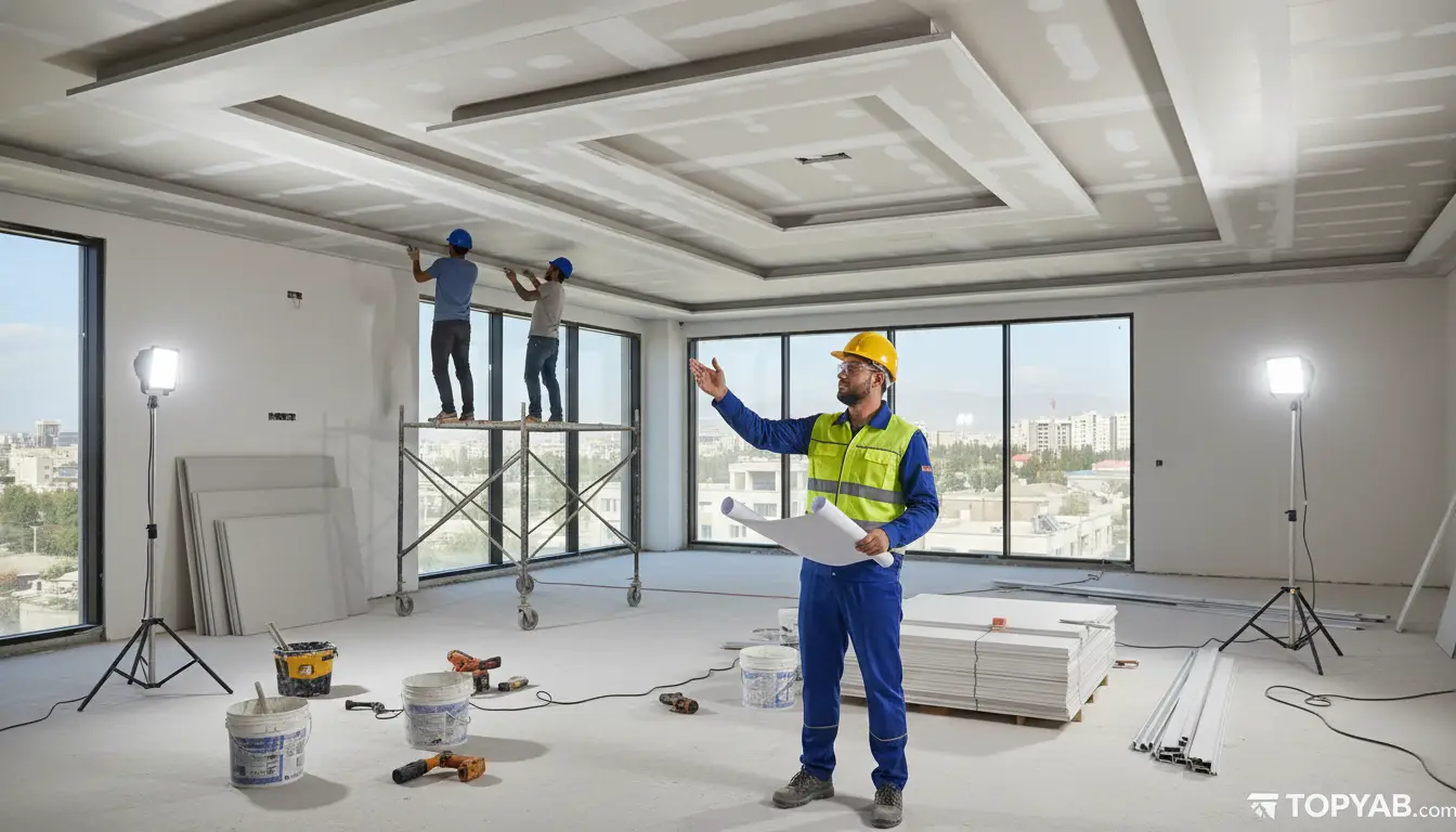 بهترین متخصص کناف‌کاری در شهریار