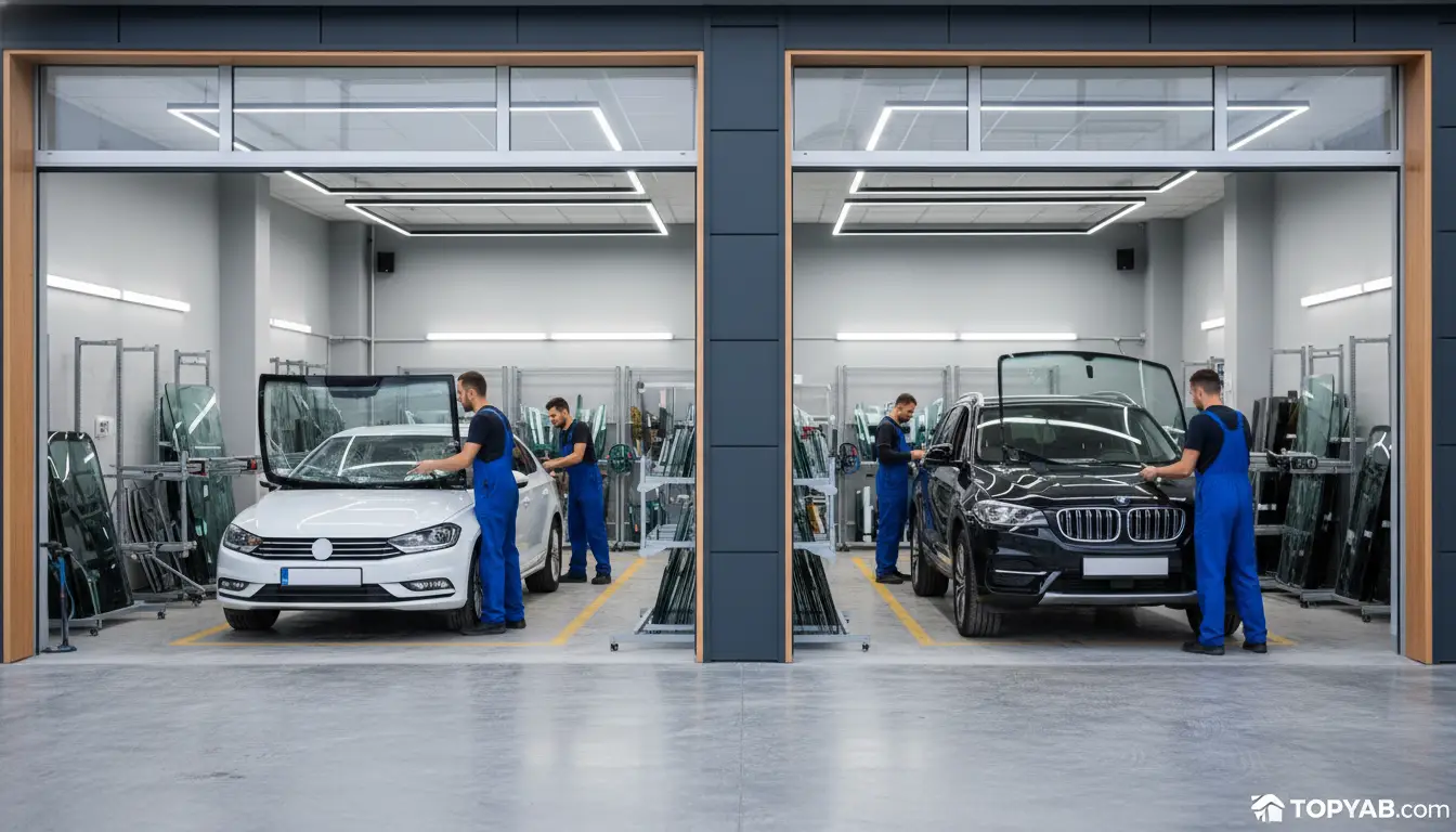 بهترین مرکز شیشه اتومبیل در شهریار