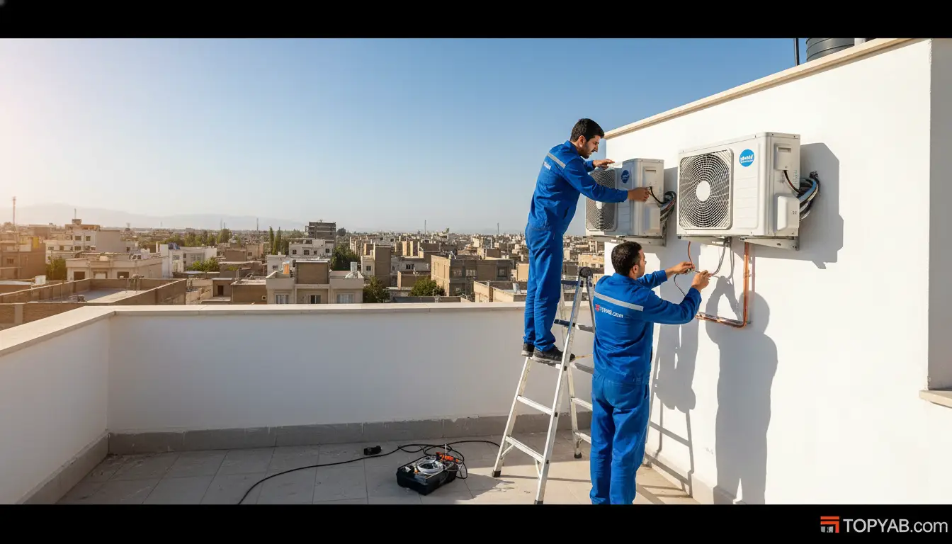 بهترین نصاب کولر گازی در ورامین