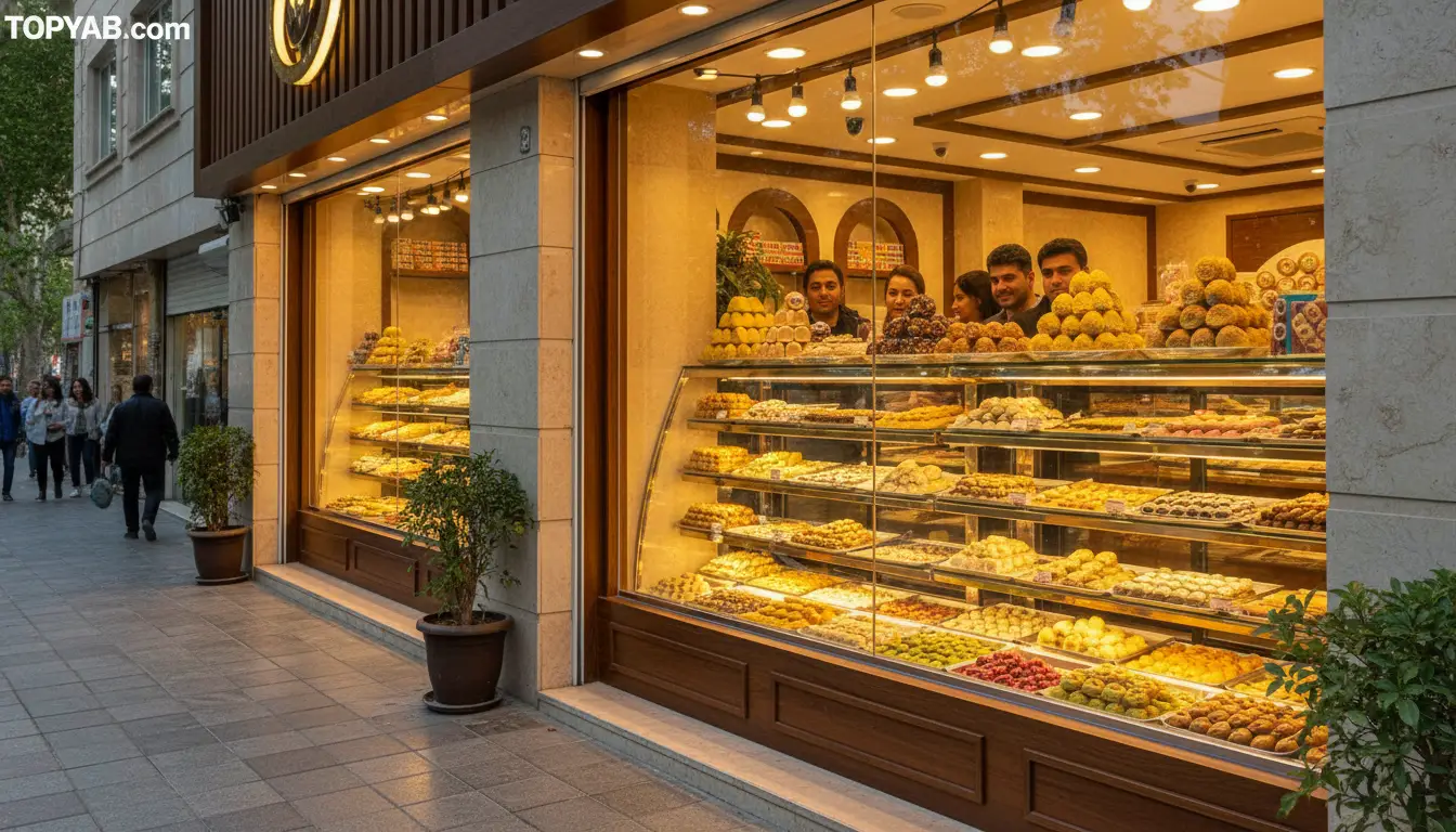 بهترین شیرینی‌فروشی در اندیشه