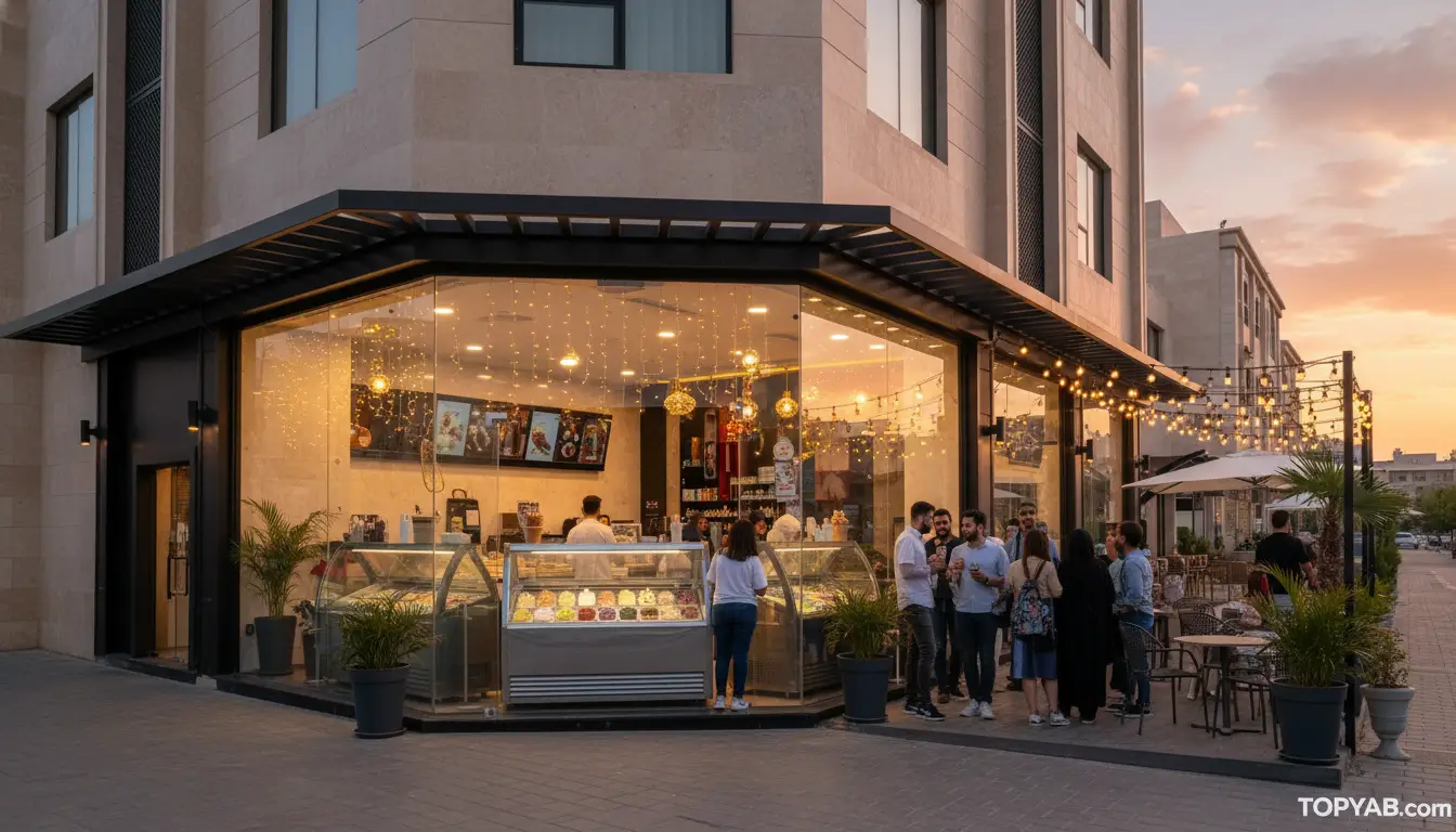 بهترین بستنی‌فروشی در اندیشه