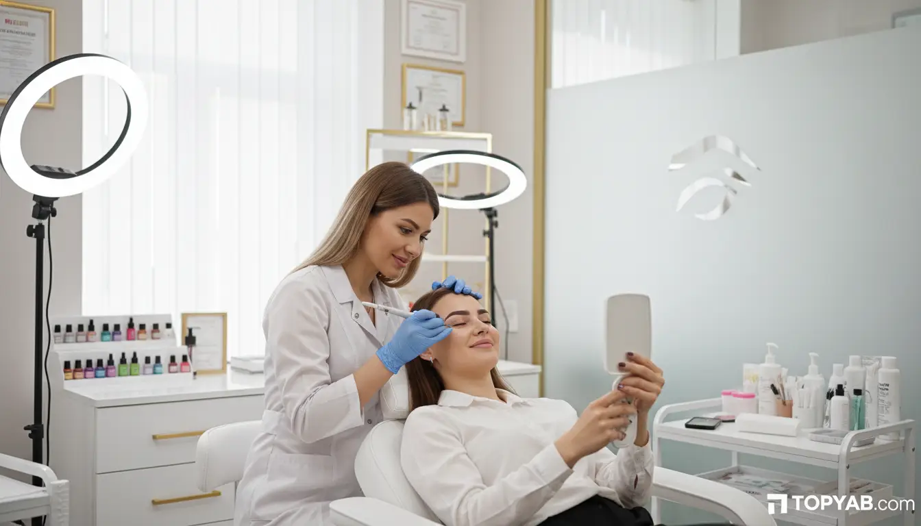 بهترین متخصص میکروبلیدینگ و فیبروز ابرو در شهریار