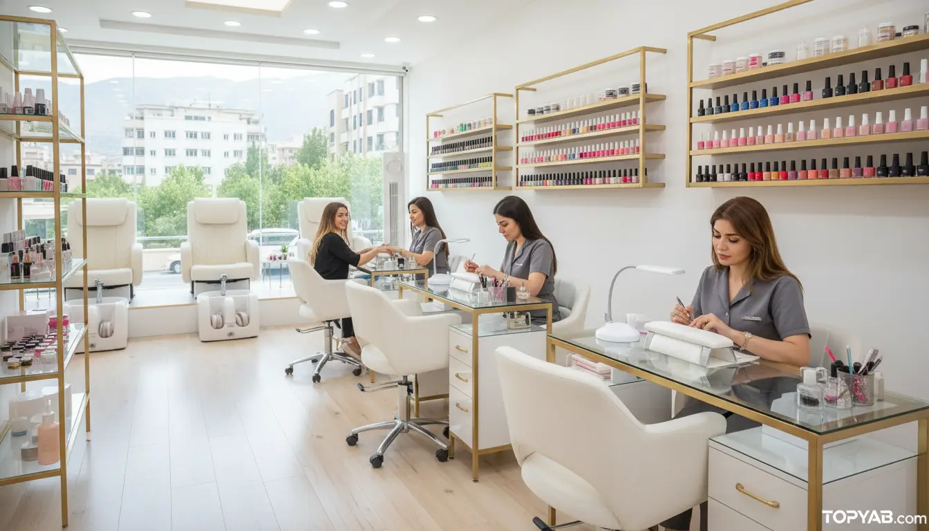 بهترین خدمات ناخن در شمال تهران