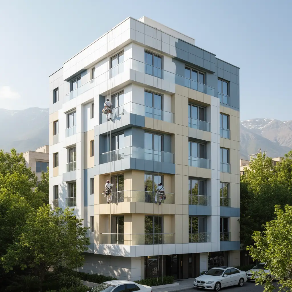 بهترین نقاشی ساختمان در شمال تهران