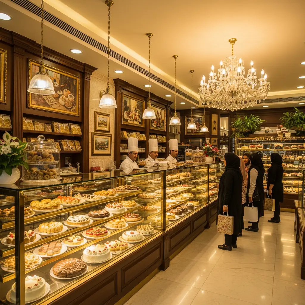 بهترین قنادی و شیرینی‌فروشی در شمال تهران