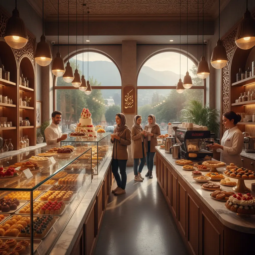 بهترین قنادی در شمال تهران