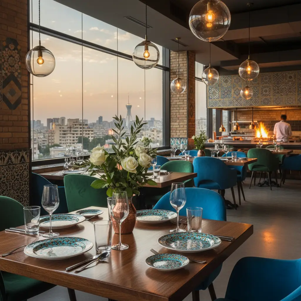 بهترین رستوران در غرب تهران