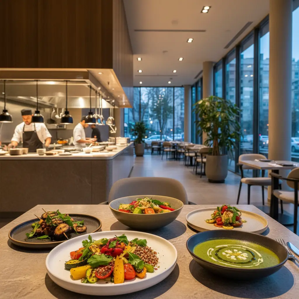 بهترین رستوران گیاهی در غرب تهران