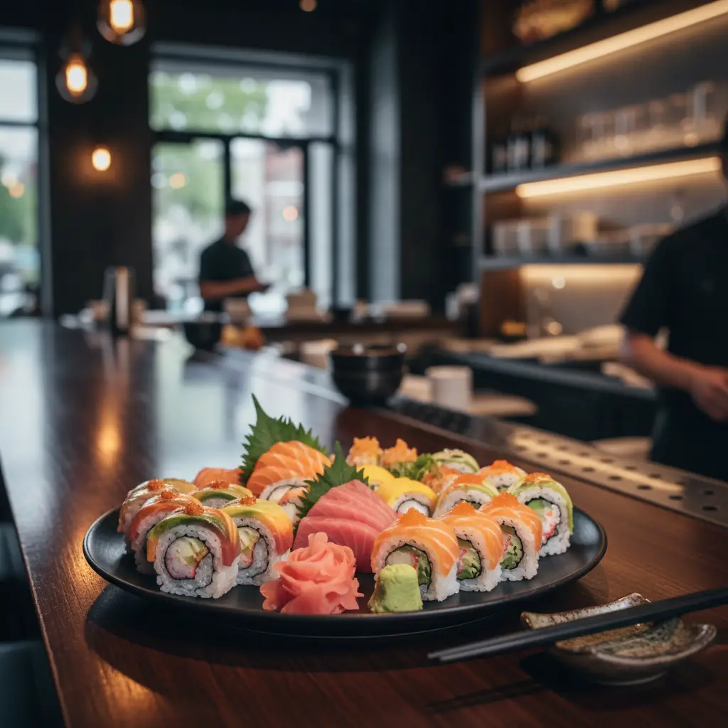 بهترین سوشی بار در غرب تهران