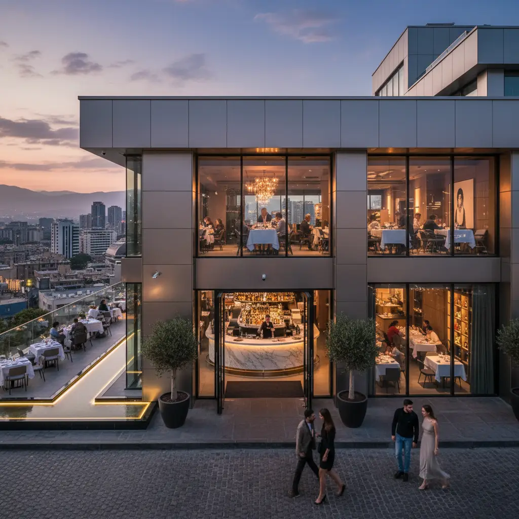 بهترین رستوران بین المللی در غرب تهران