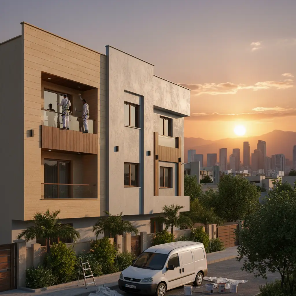 بهترین نقاشی ساختمان در غرب تهران