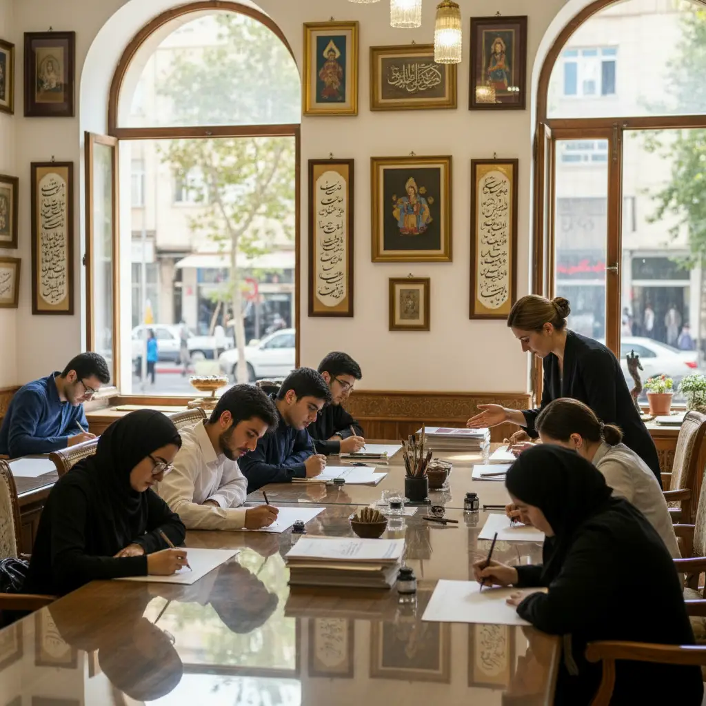 بهترین آموزشگاه خوشنویسی در غرب تهران