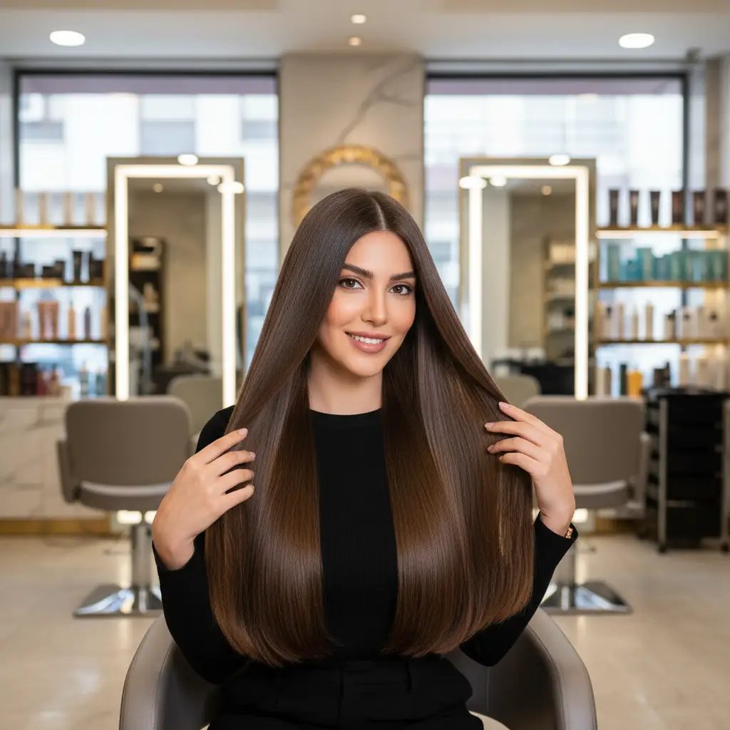 بهترین خدمات کراتینه مو در غرب تهران