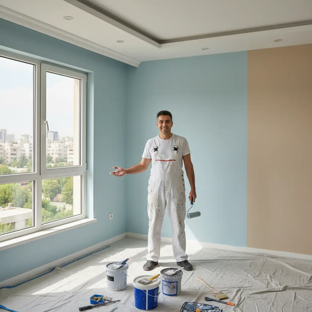 بهترین نقاش ساختمان در جنوب تهران