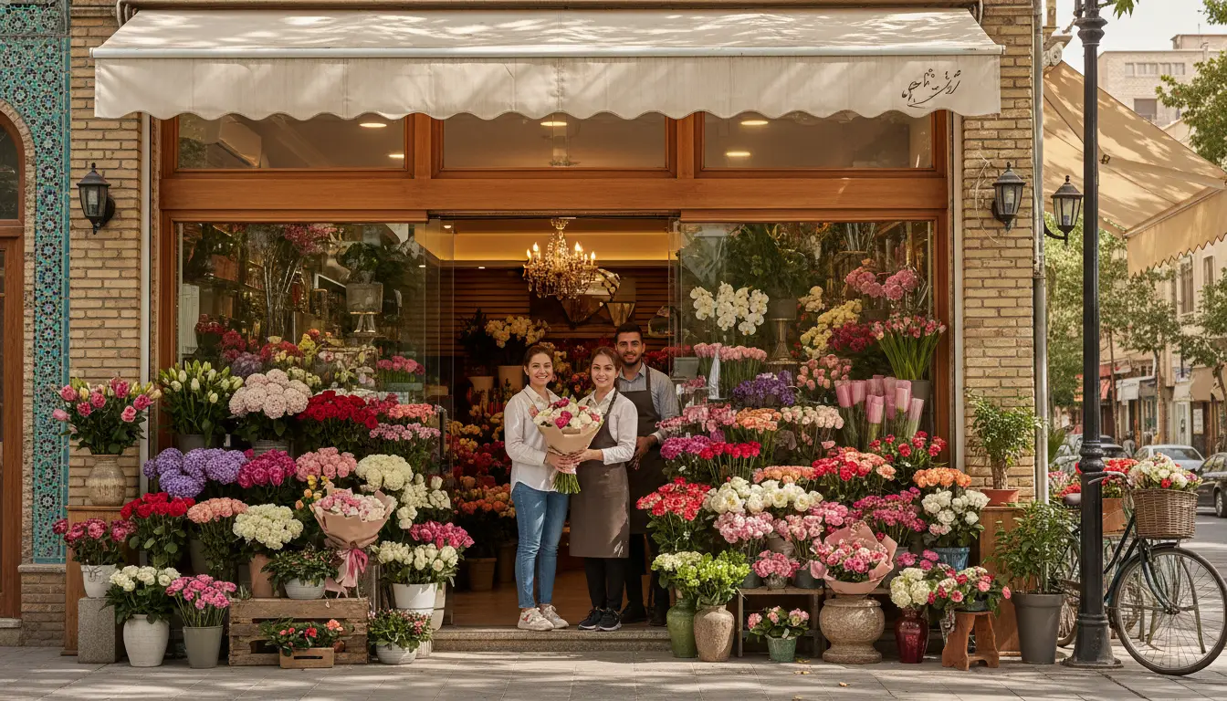 بهترین گل‌فروشی در جنوب تهران