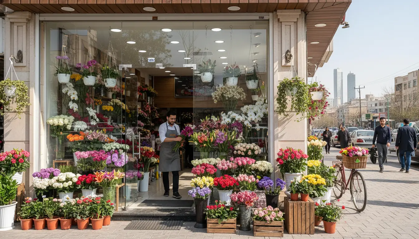 بهترین گل‌فروشی در شرق تهران