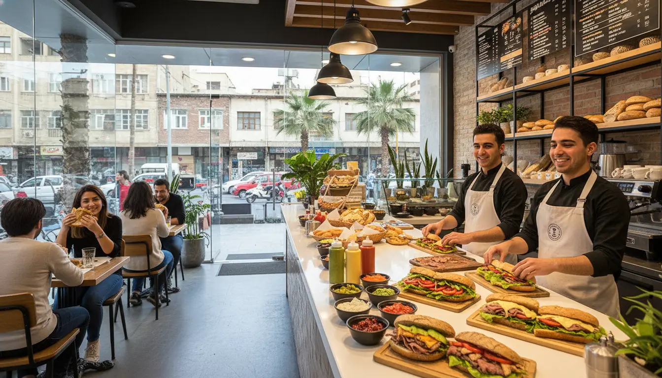 بهترین ساندویچی در شرق تهران