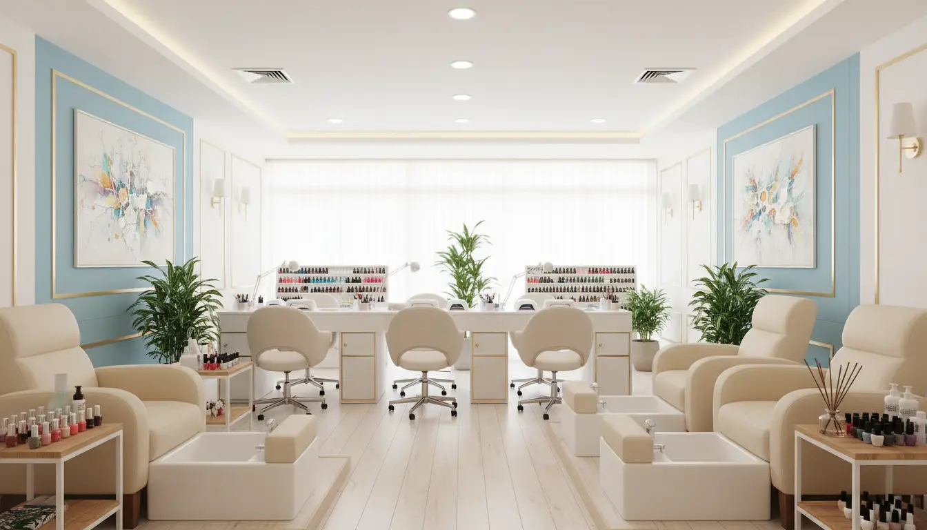 بهترین سالن ناخن و پدیکور در شرق تهران