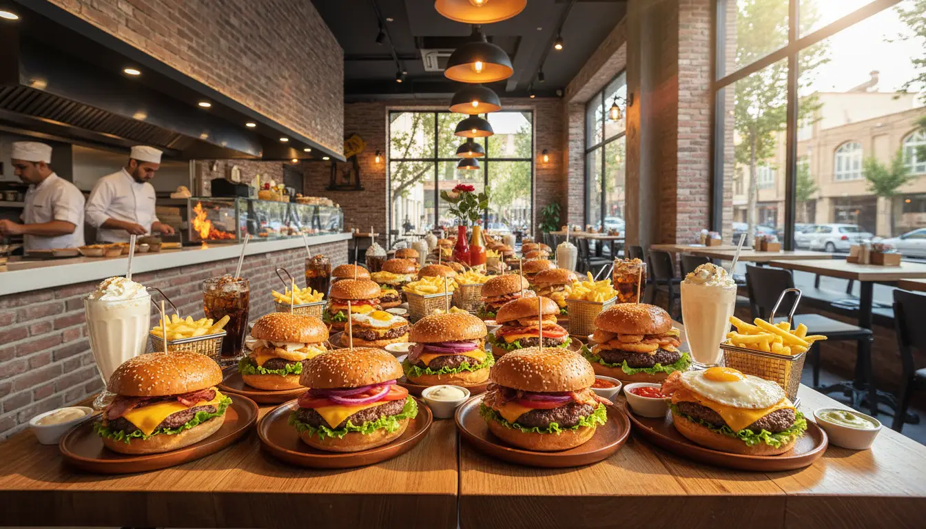 بهترین برگر فروشی در شرق تهران