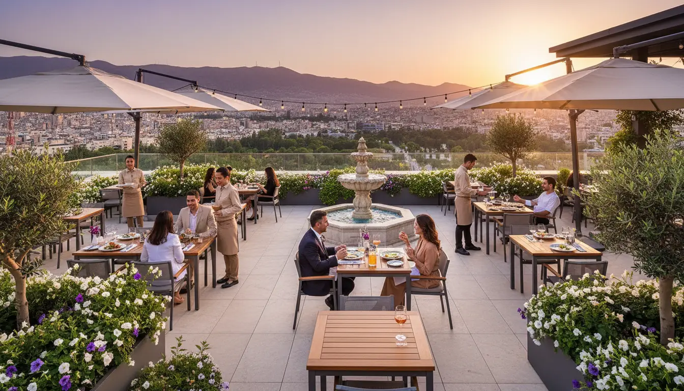 بهترین رستوران با فضای باز در شرق تهران