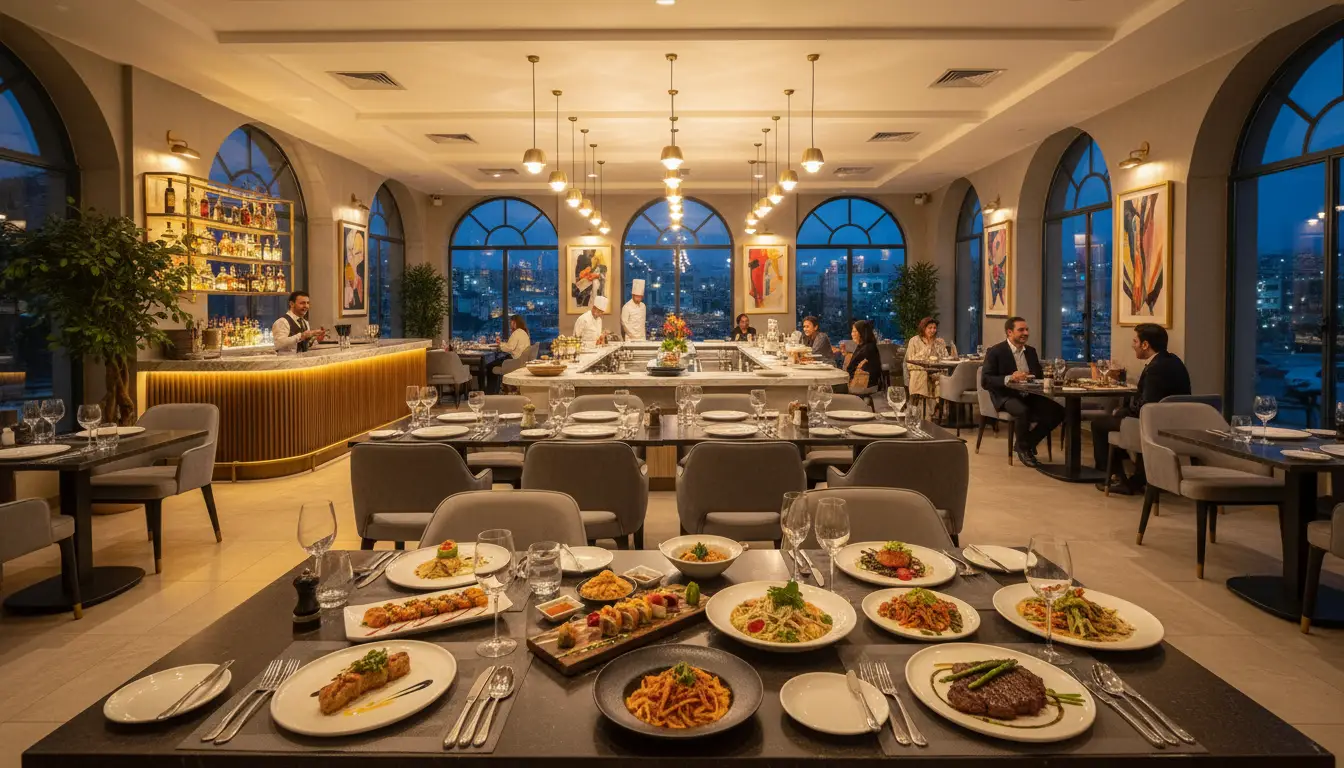 بهترین رستوران بین المللی در شرق تهران