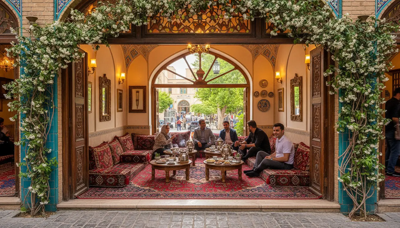 بهترین چایخانه سنتی در شرق تهران
