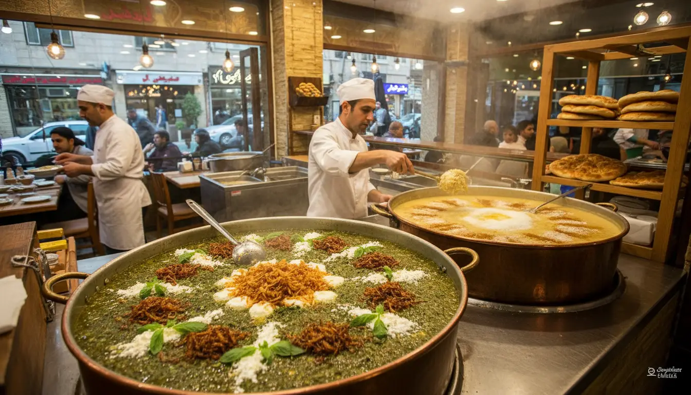 بهترین آش و حلیم در شرق تهران