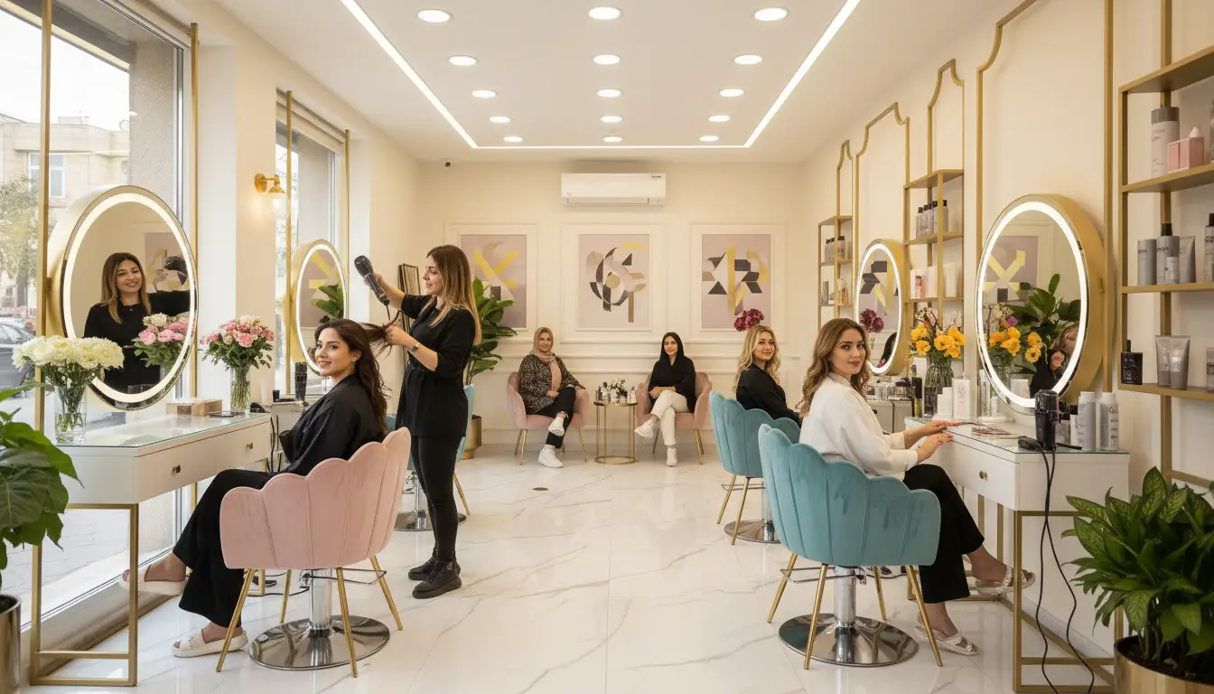 بهترین آرایشگاه زنانه در مرکز تهران