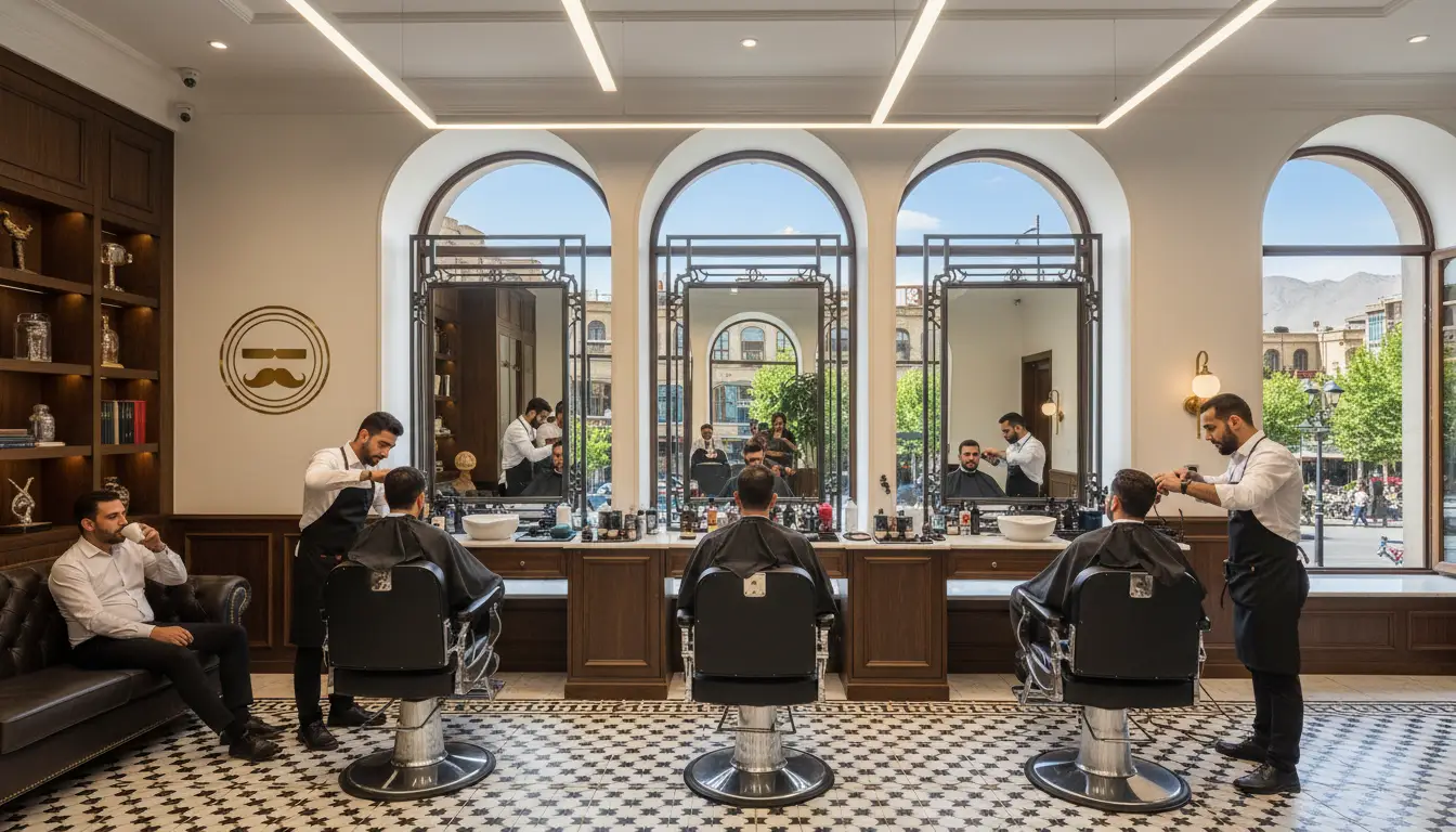 بهترین آرایشگاه مردانه در مرکز تهران