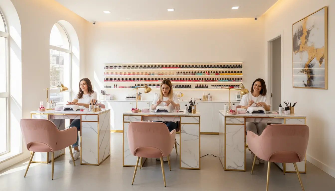 بهترین خدمات ناخن در مرکز تهران