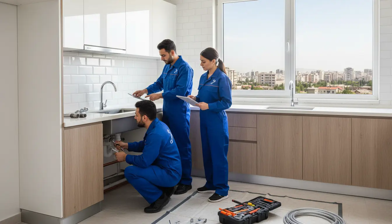 بهترین خدمات لوله کشی در شرق تهران