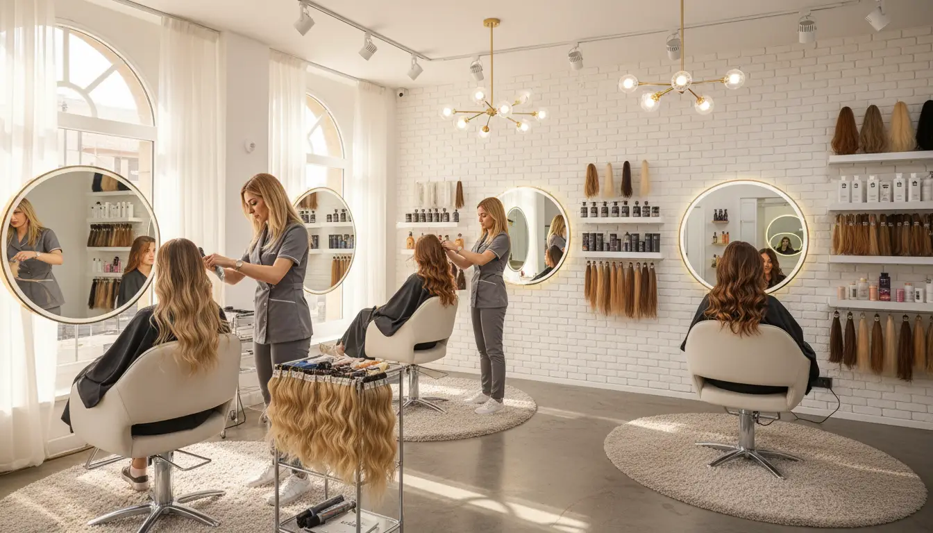 بهترین مرکز اکستنشن مو در مرکز تهران