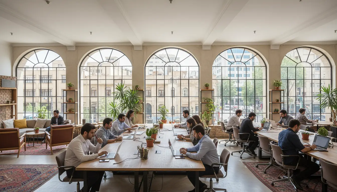 بهترین فضای کار اشتراکی در مرکز تهران