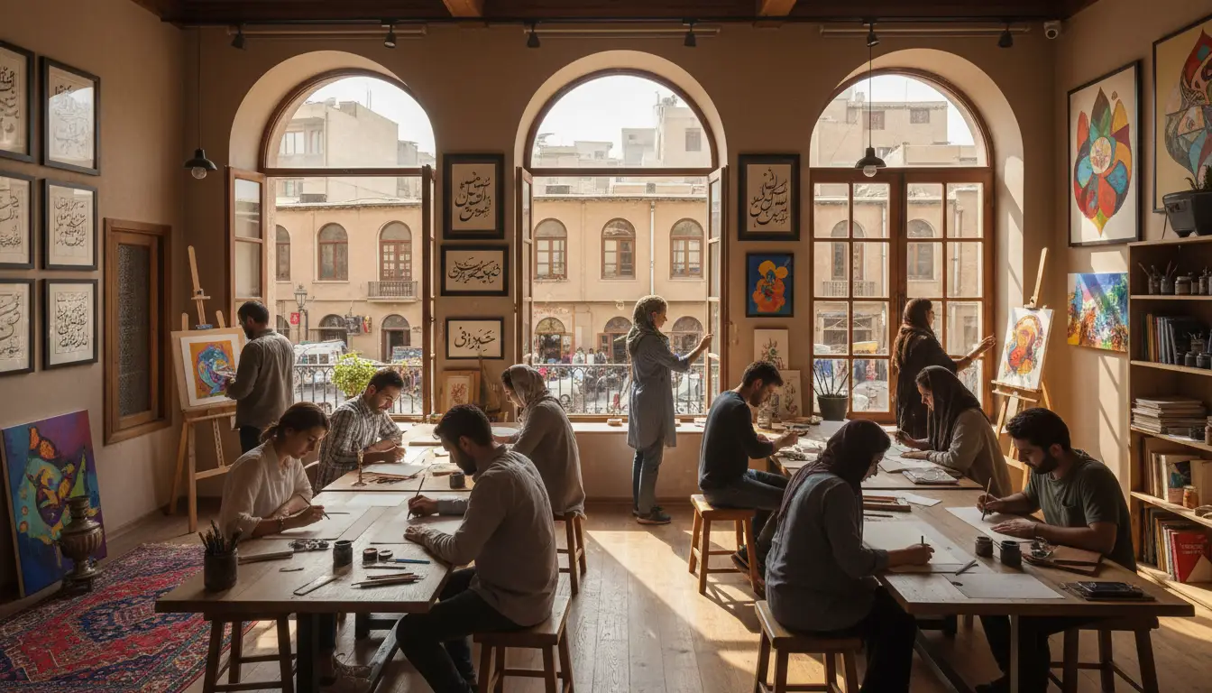 بهترین آموزشگاه خطاطی و نقاشی در مرکز تهران
