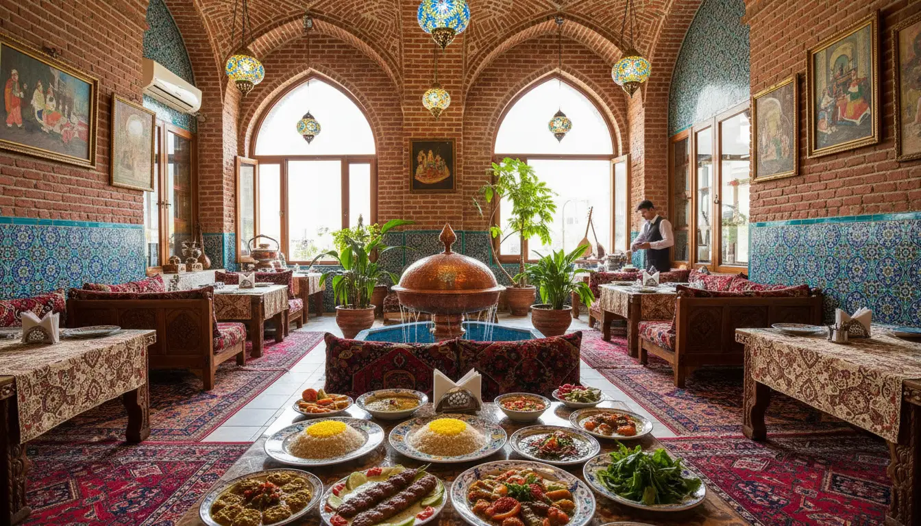 بهترین رستوران سنتی در مرکز تهران
