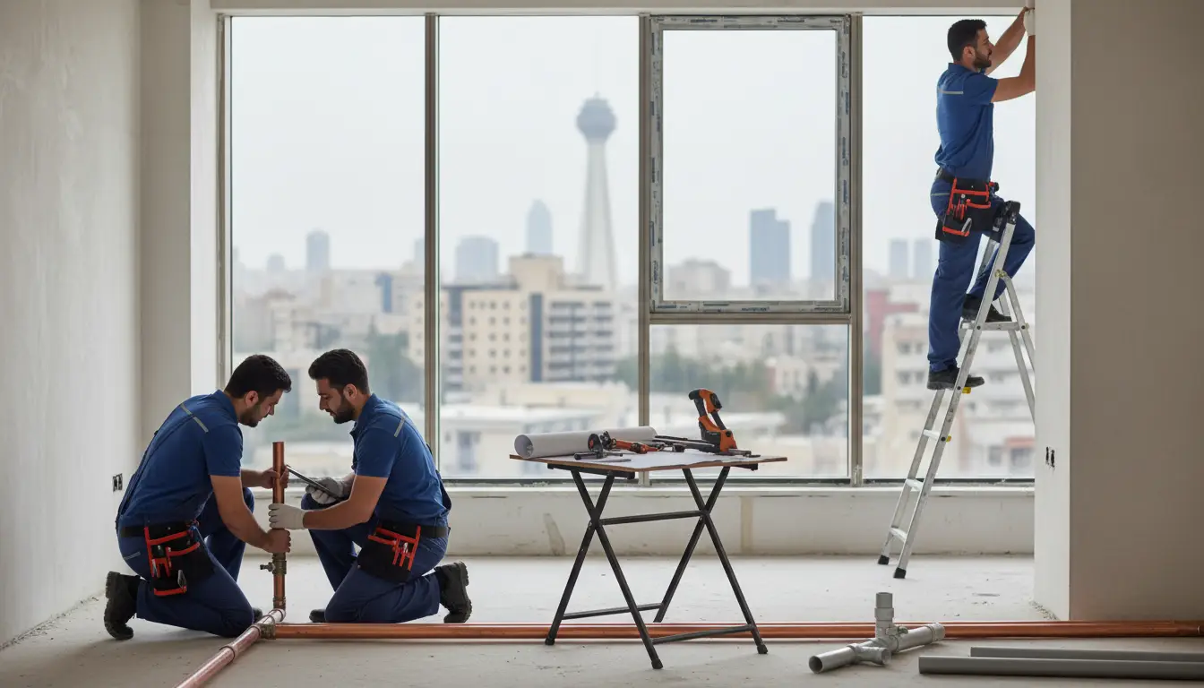 بهترین خدمات لوله کشی ساختمان در مرکز تهران