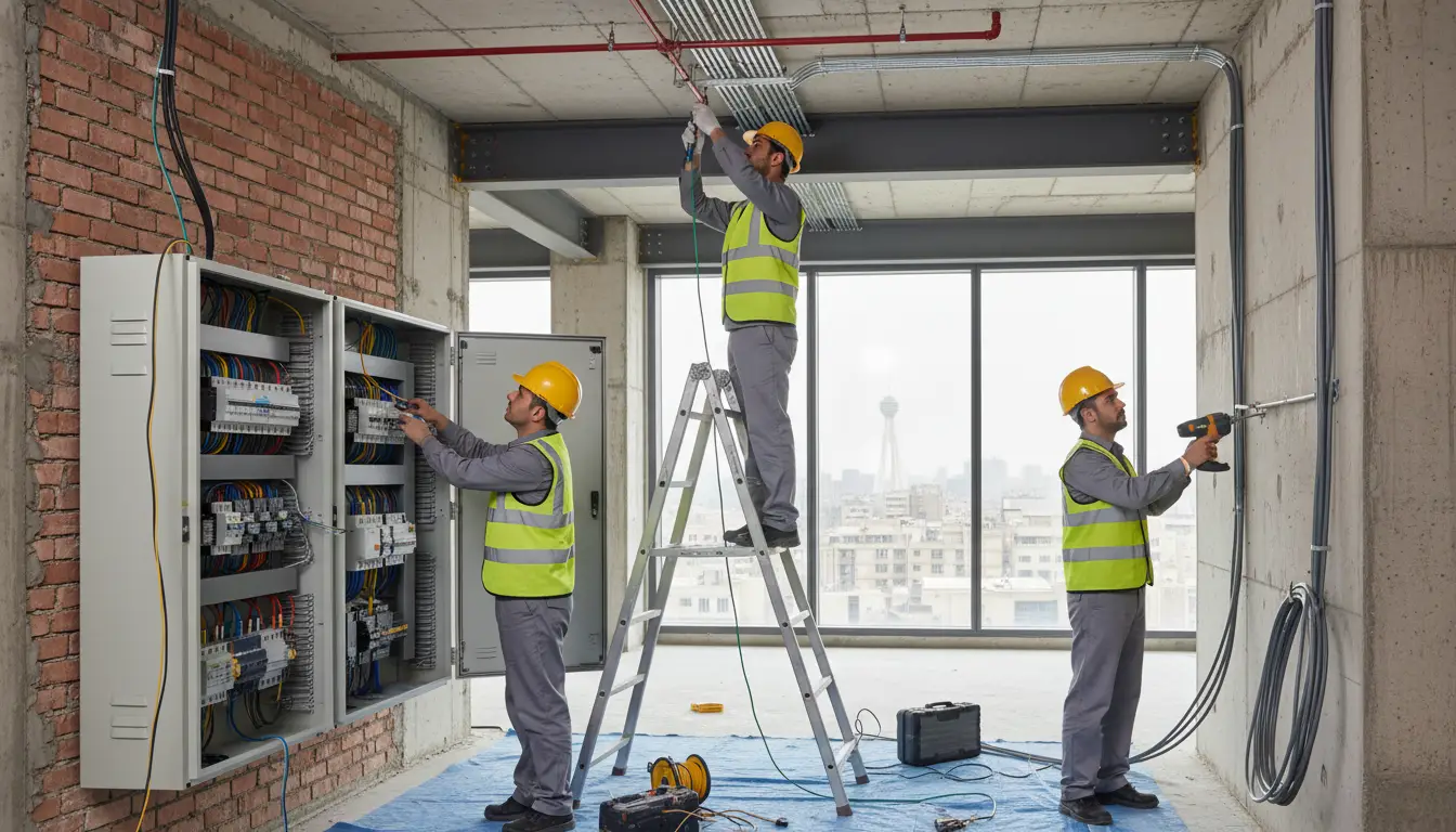 بهترین خدمات برق کشی ساختمان در مرکز تهران