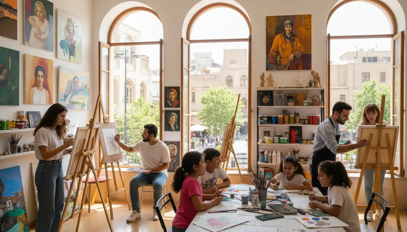 بهترین آموزشگاه نقاشی در مرکز تهران