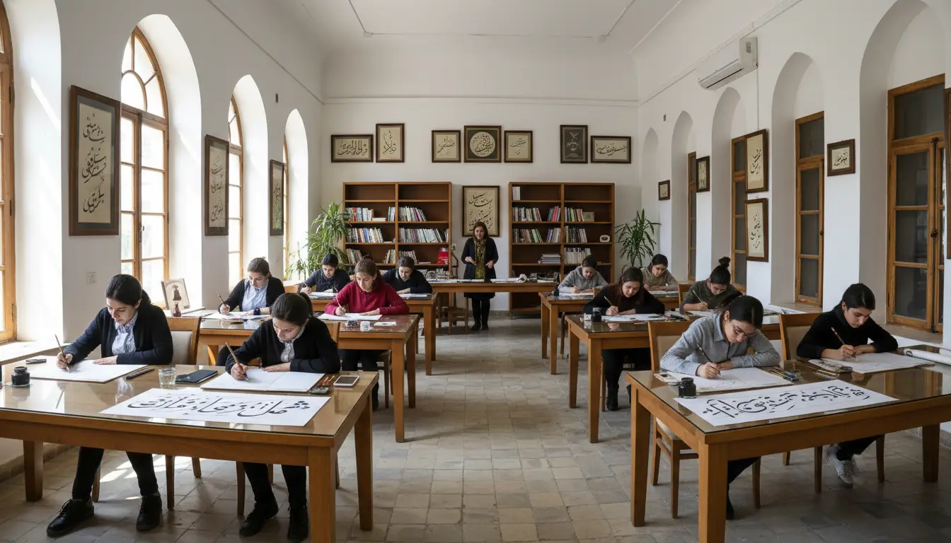 بهترین آموزشگاه خوشنویسی در مرکز تهران