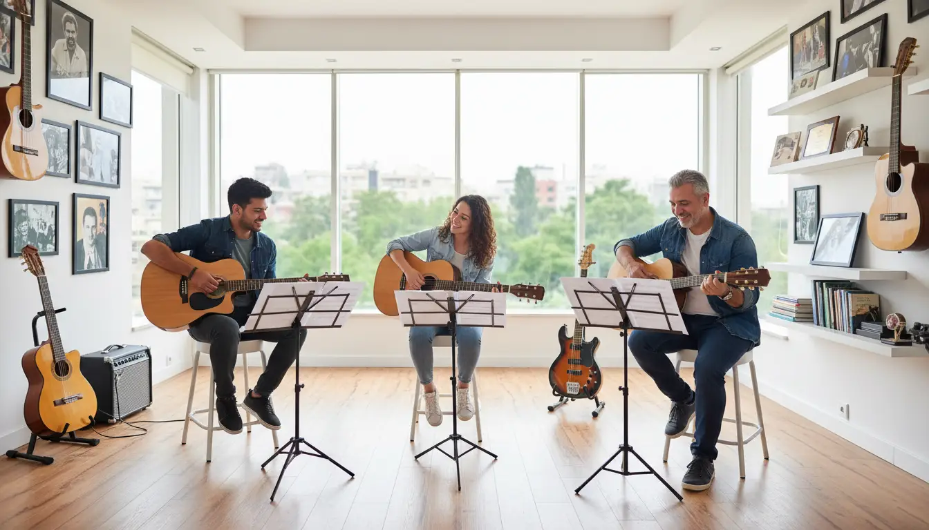 بهترین آموزشگاه موسیقی گیتار در تهران