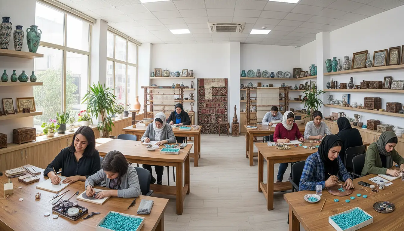 بهترین آموزشگاه صنایع دستی ایرانی در تهران