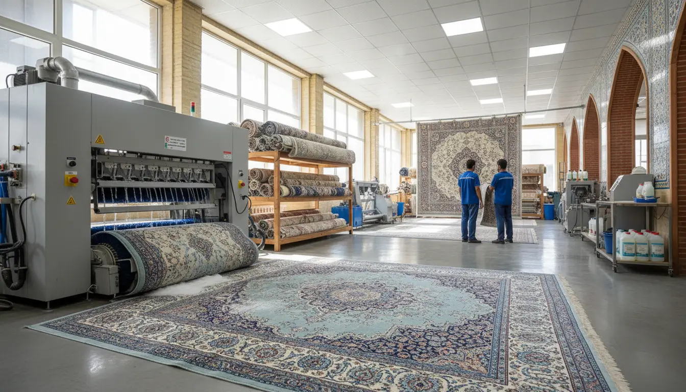 بهترین خدمات قالیشویی در تهران