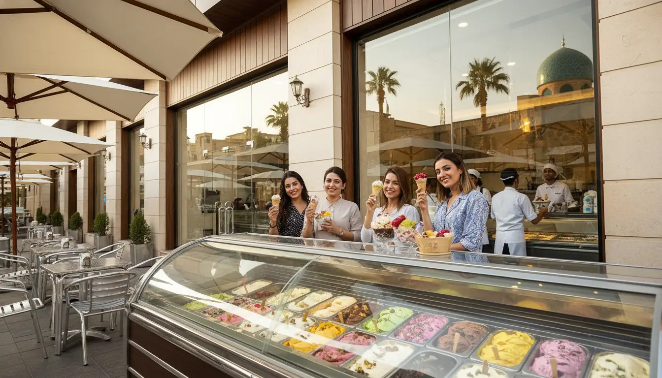 بهترین بستنی فروشی در تهران