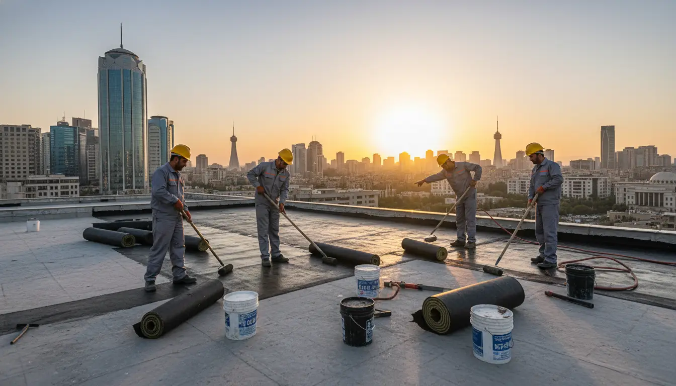 بهترین خدمات ایزوگام و عایق‌کاری در تهران