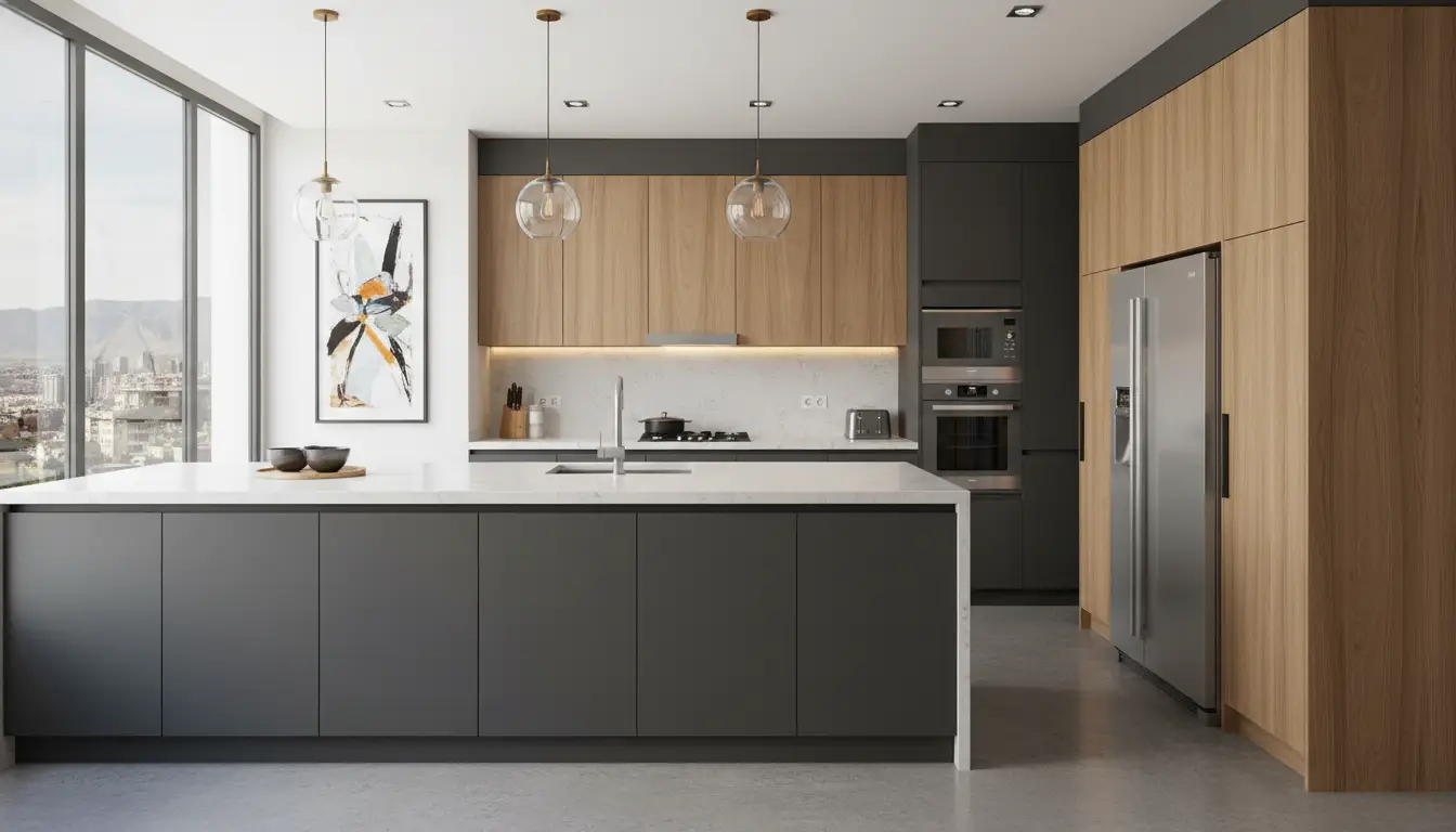 بهترین تولیدکننده و نصاب کابینت آشپزخانه در تهران