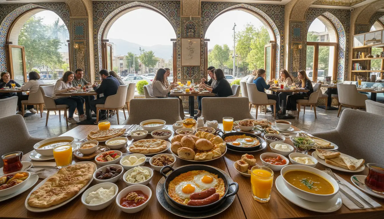 بهترین رستوران صبحانه در تهران