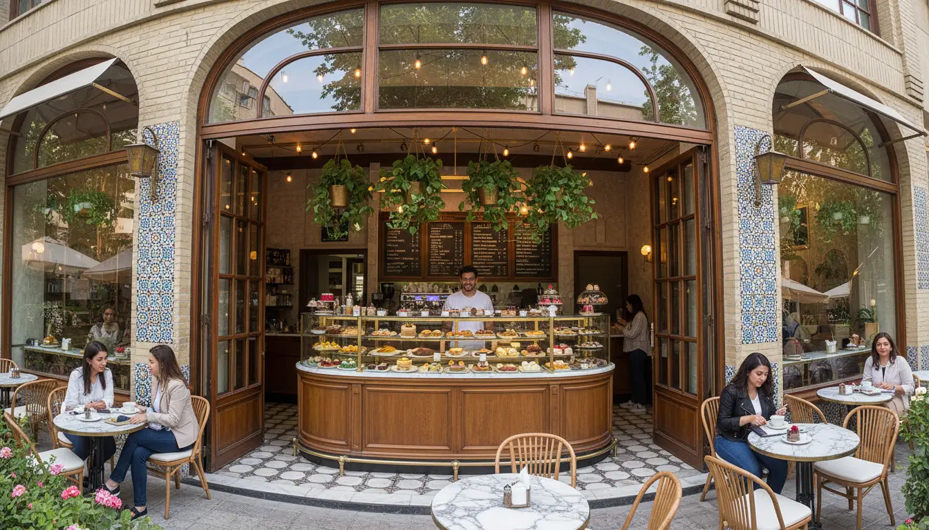 بهترین کافه قنادی در تهران