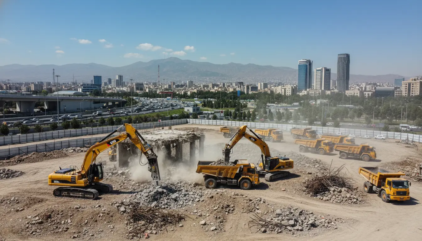 بهترین شرکت تخریب و خاکبرداری در تهران