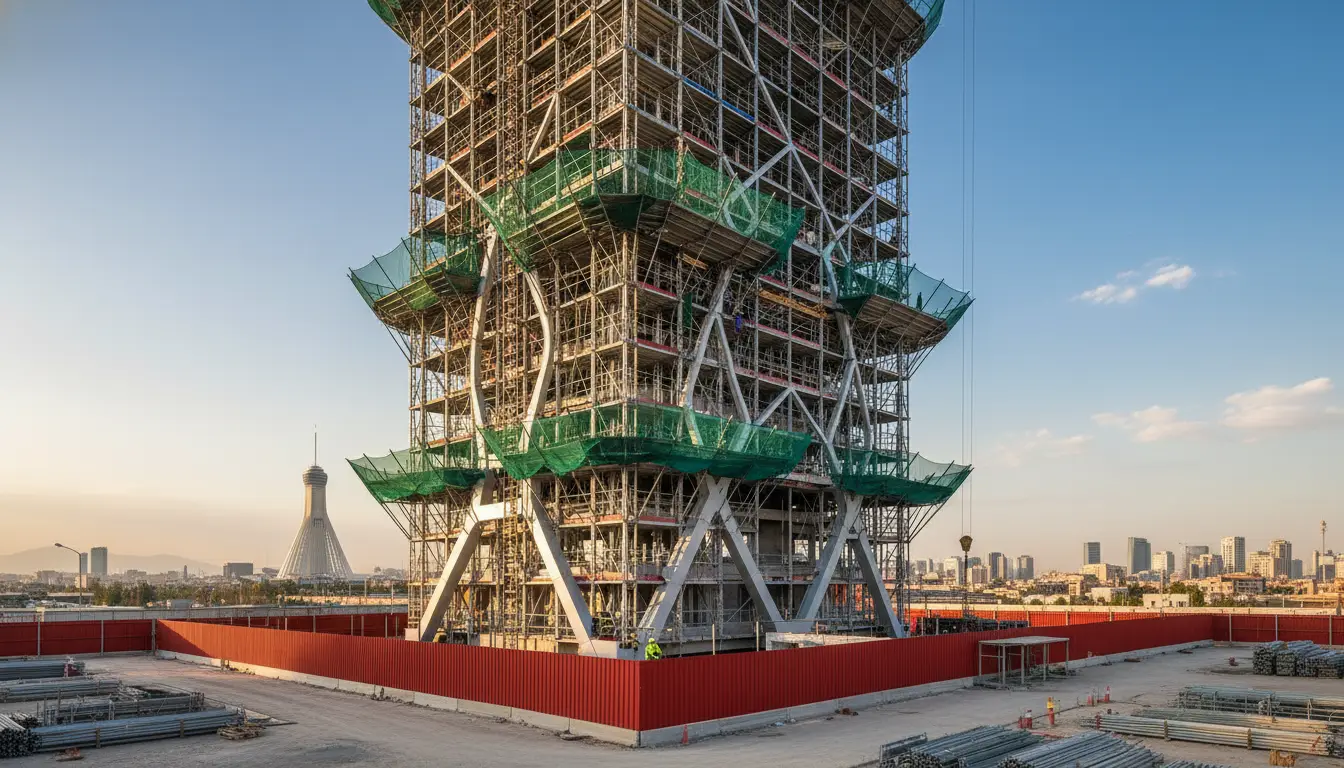 بهترین شرکت داربست فلزی و ایمنی کار در ارتفاع در تهران